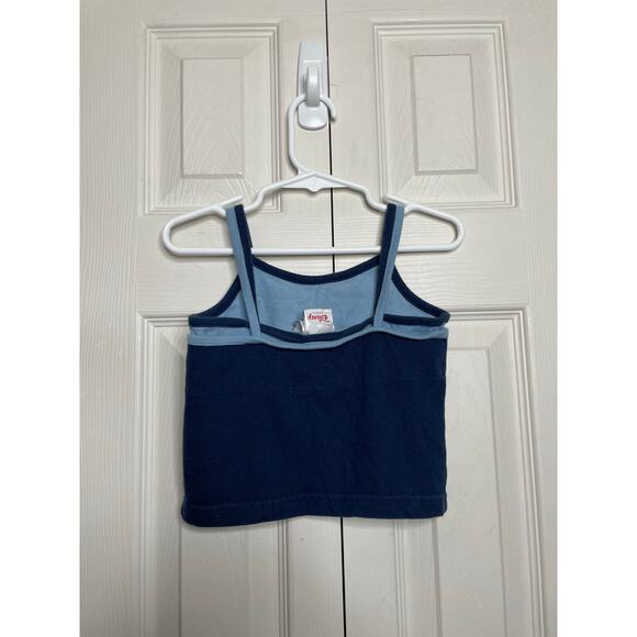 Vintage The Disney Store Minnie Mouse Tennis Tank Top Girls Size 18 Mo Blue - Picture 4 of 6